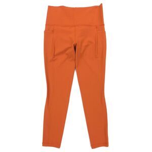 NEW Athleta Salutation Stash Pocket || 7/8 Tight Leggings Canyon Orange Rust